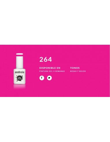 Esmalte Gel Andreia 4 Semanas Nº 264