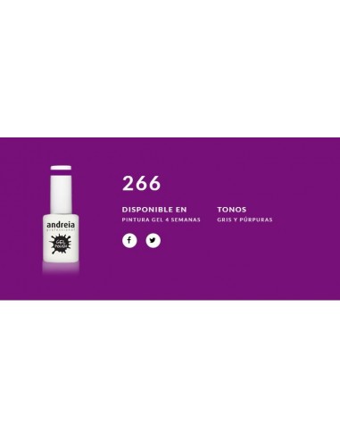 Esmalte Gel Andreia 4 Semanas Nº 266