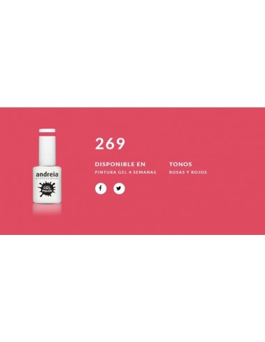 Esmalte Gel Andreia 4 Semanas Nº 269