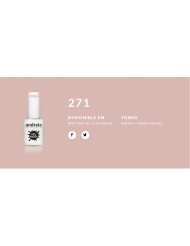Esmalte Gel Andreia 4 Semanas Nº 271