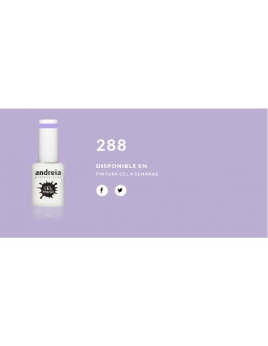 Esmalte Gel Andreia 4 Semanas Nº 288