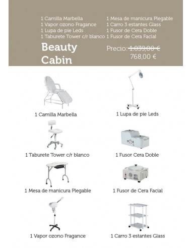 Oferta  Beaty Cabin Cabina de Estetica