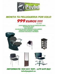 MONTA TU PELUQUERIA POR 999...