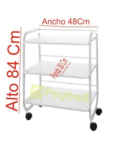 Carrito Estetica Mediano 84x48x30