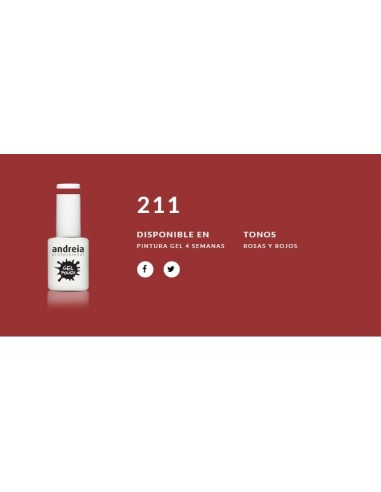 Esmalte Gel Andreia 4 Semanas Nº 211