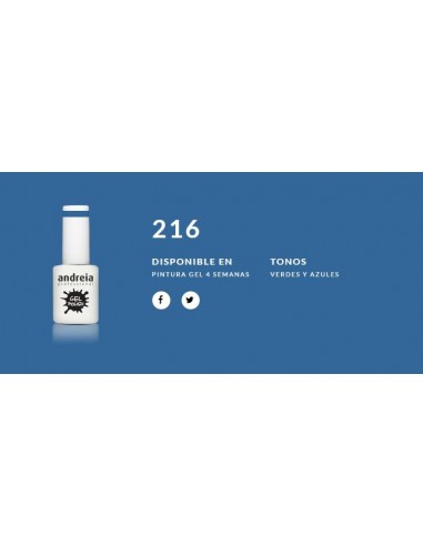 Esmalte Gel Andreia 4 Semanas Nº 216