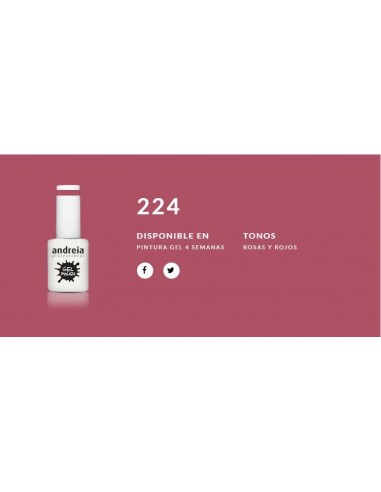 Esmalte Gel Andreia 4 Semanas Nº 224