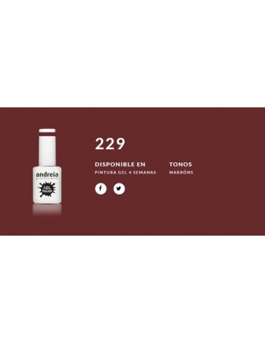 Esmalte Gel Andreia 4 Semanas Nº 229