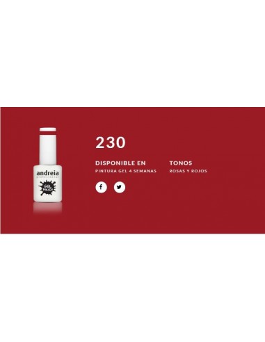 Esmalte Gel Andreia 4 Semanas Nº 230