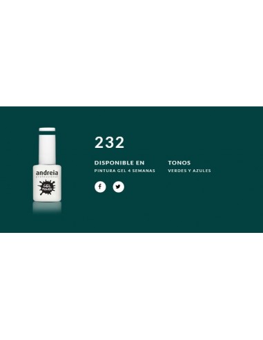Esmalte Gel Andreia 4 Semanas Nº 232