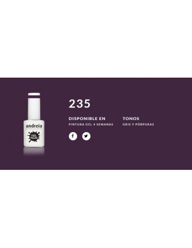 Esmalte Gel Andreia 4 Semanas Nº 235