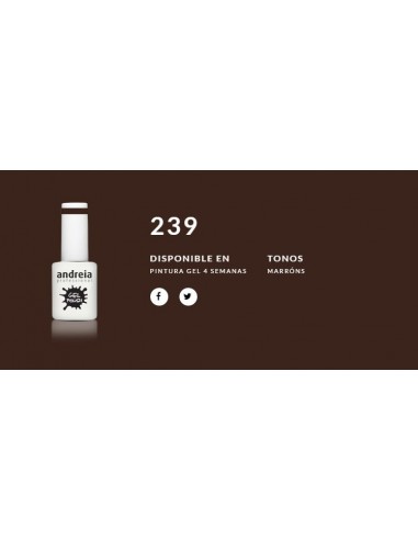 Esmalte Gel Andreia 4 Semanas Nº 239