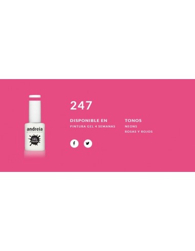 Esmalte Gel Andreia 4 Semanas Nº 247