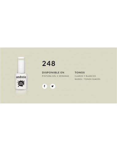 Esmalte Gel Andreia 4 Semanas Nº 248