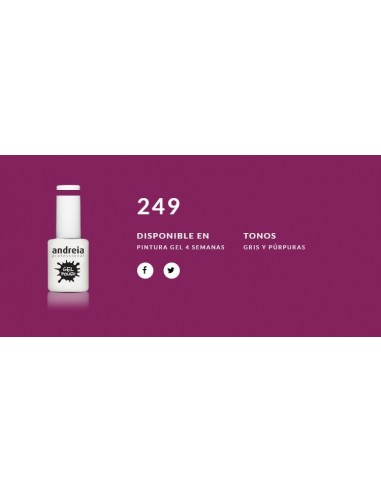 Esmalte Gel Andreia 4 Semanas Nº 249