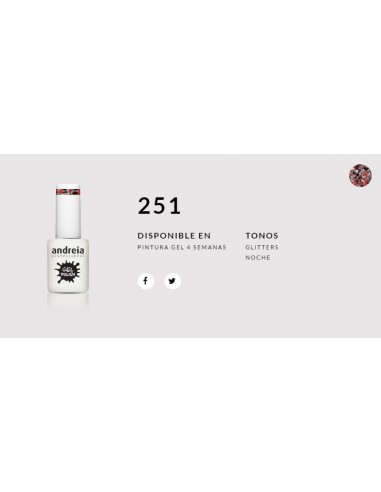 Esmalte Gel Andreia 4 Semanas Nº 251
