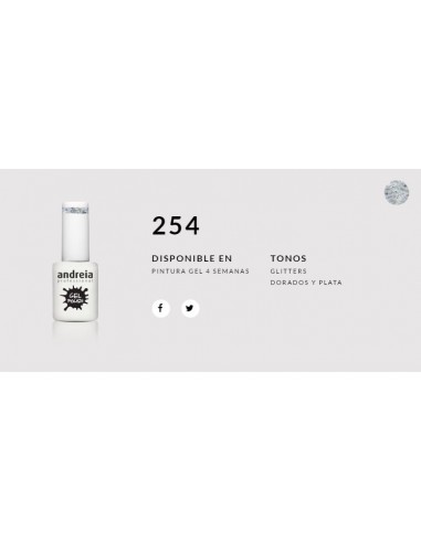 Esmalte Gel Andreia 4 Semanas Nº 254