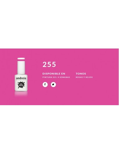 Esmalte Gel Andreia 4 Semanas Nº 255