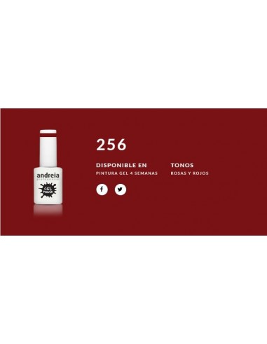Esmalte Gel Andreia 4 Semanas Nº 256