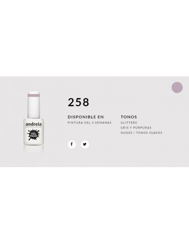 Esmalte Gel Andreia 4 Semanas Nº 258
