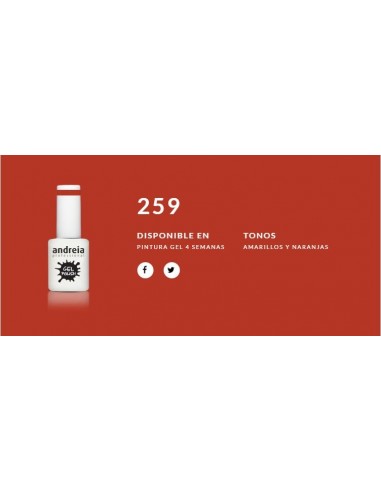 Esmalte Gel Andreia 4 Semanas Nº 259