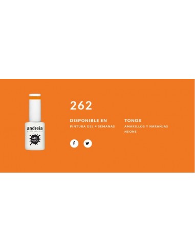 Esmalte Gel Andreia 4 Semanas Nº 262