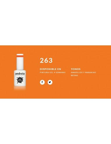 Esmalte Gel Andreia 4 Semanas Nº 263